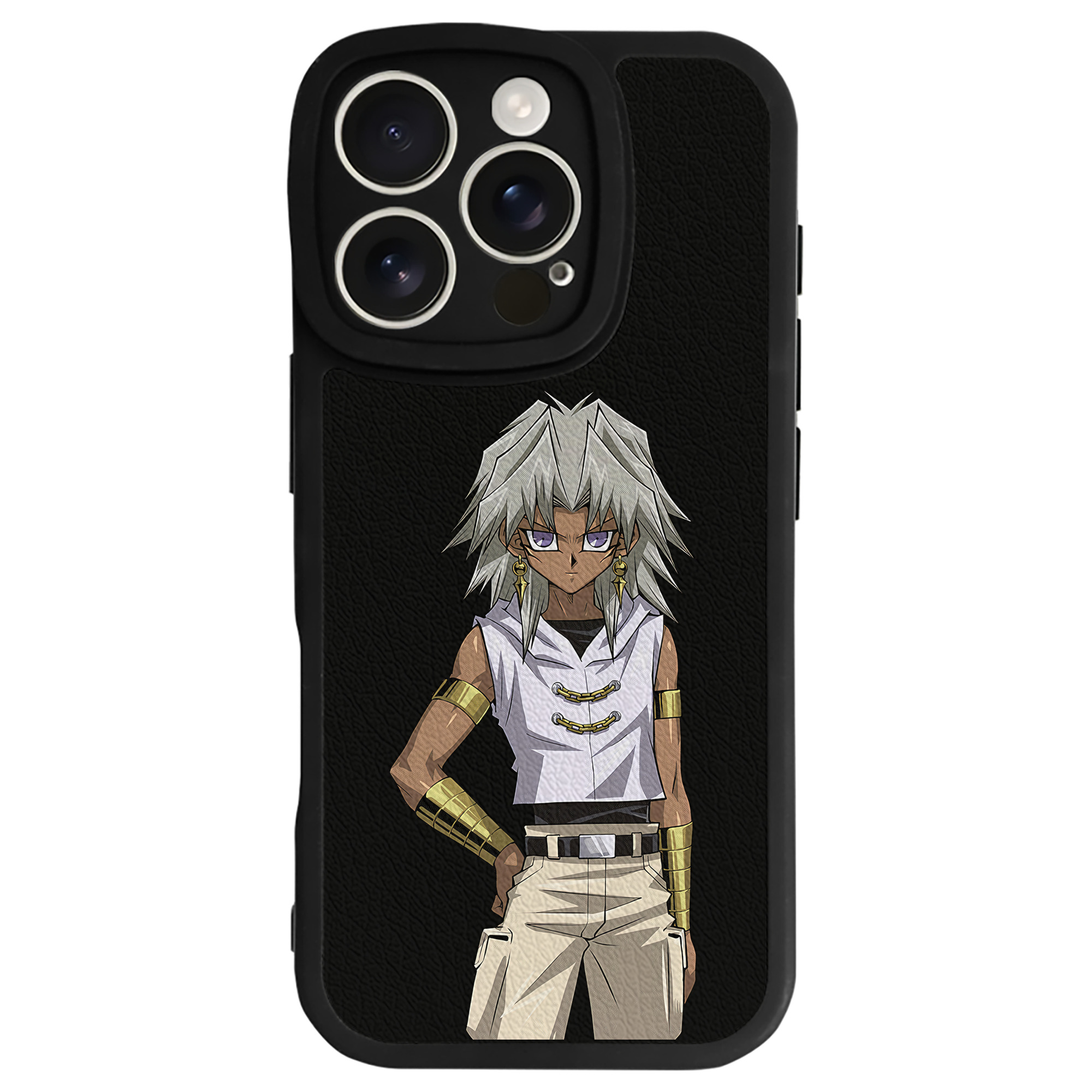 （画像用） 遊☆戯☆王 Yu-Gi-Oh! 【iPhone 16シリーズ対応】シリコンスマホケース（レザー調） 材質：シリコン